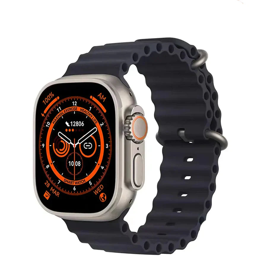 “Y80 Ultra Smart Watch with 8 Color Straps – 2.02” HD Display, Health Tracker, Waterproof Sports Smartwatch | Free Shipping”