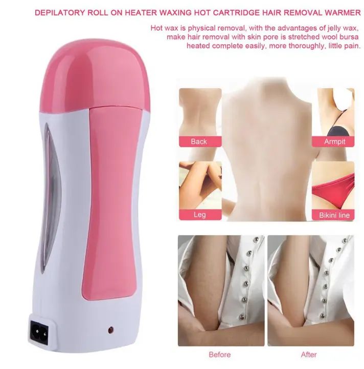 3 in 1 Wax Depilatory Refill Machine With Roller Wax And Depilatory Wax Paper .