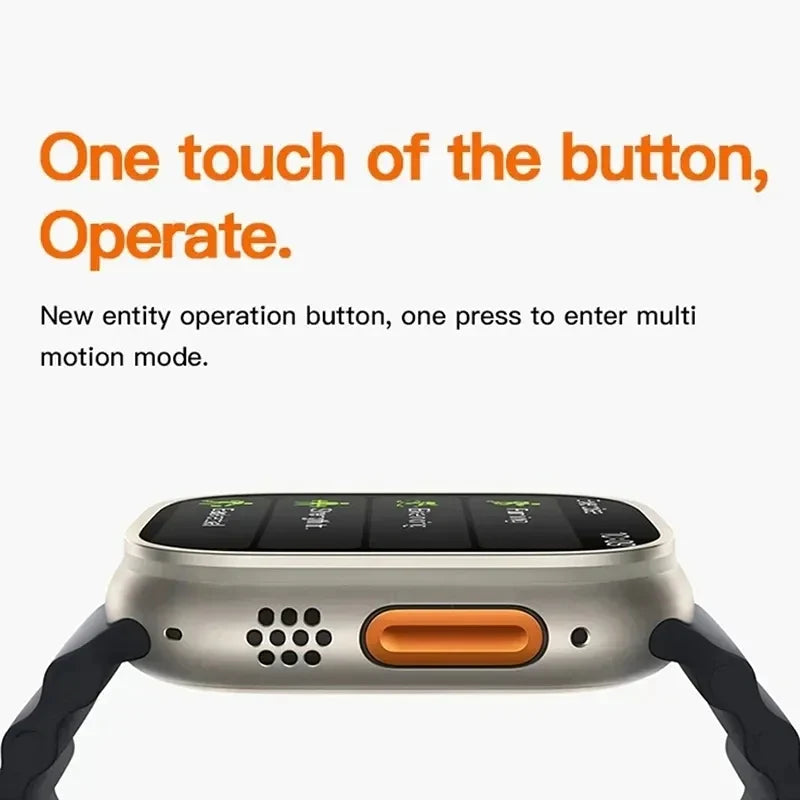 “Y80 Ultra Smart Watch with 8 Color Straps – 2.02” HD Display, Health Tracker, Waterproof Sports Smartwatch | Free Shipping”
