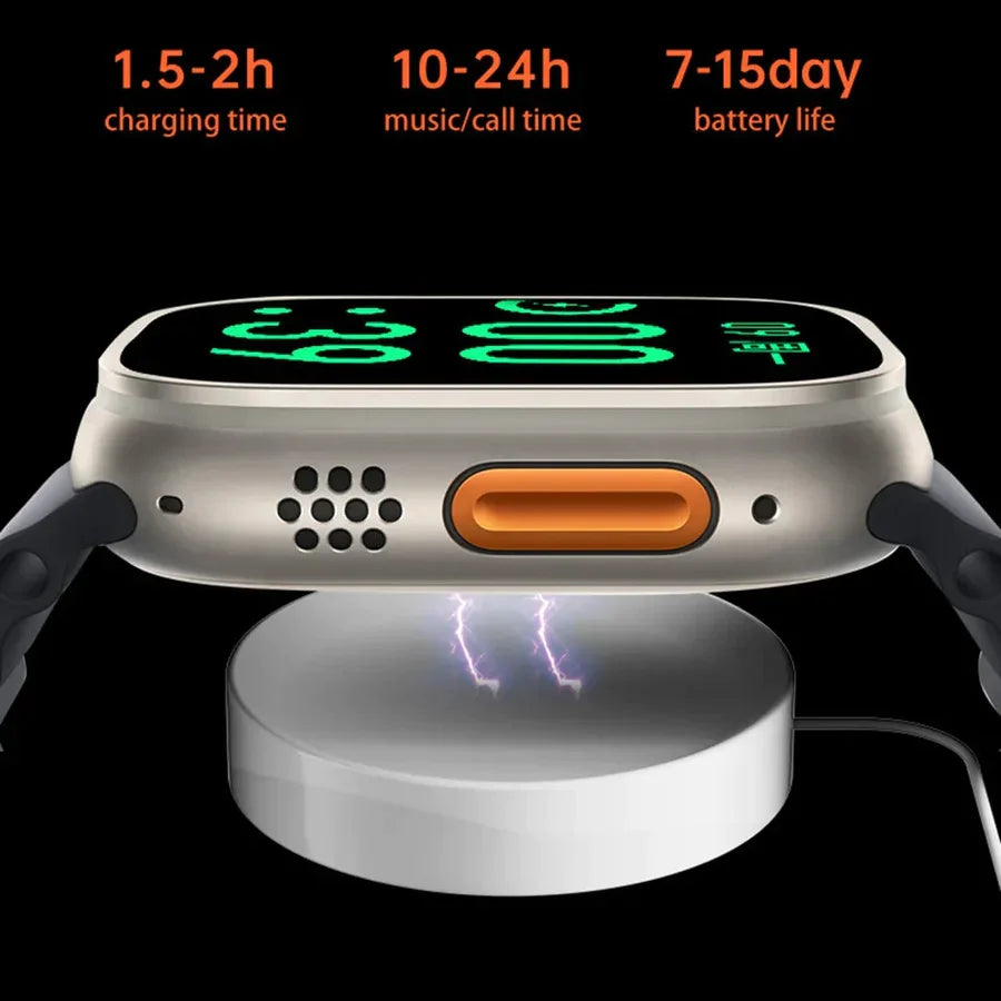 “Y80 Ultra Smart Watch with 8 Color Straps – 2.02” HD Display, Health Tracker, Waterproof Sports Smartwatch | Free Shipping”
