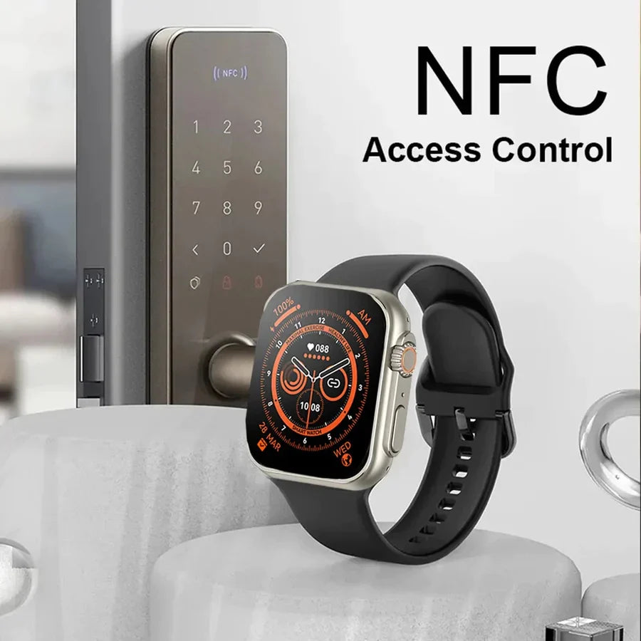 “Y80 Ultra Smart Watch with 8 Color Straps – 2.02” HD Display, Health Tracker, Waterproof Sports Smartwatch | Free Shipping”