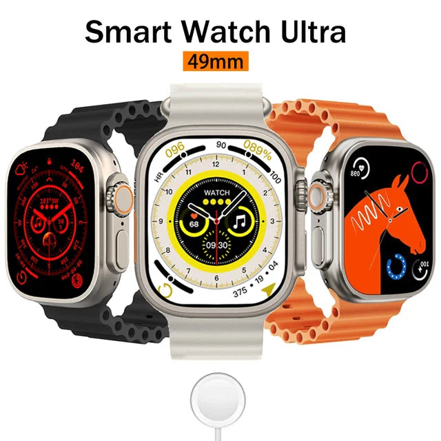“Y80 Ultra Smart Watch with 8 Color Straps – 2.02” HD Display, Health Tracker, Waterproof Sports Smartwatch | Free Shipping”