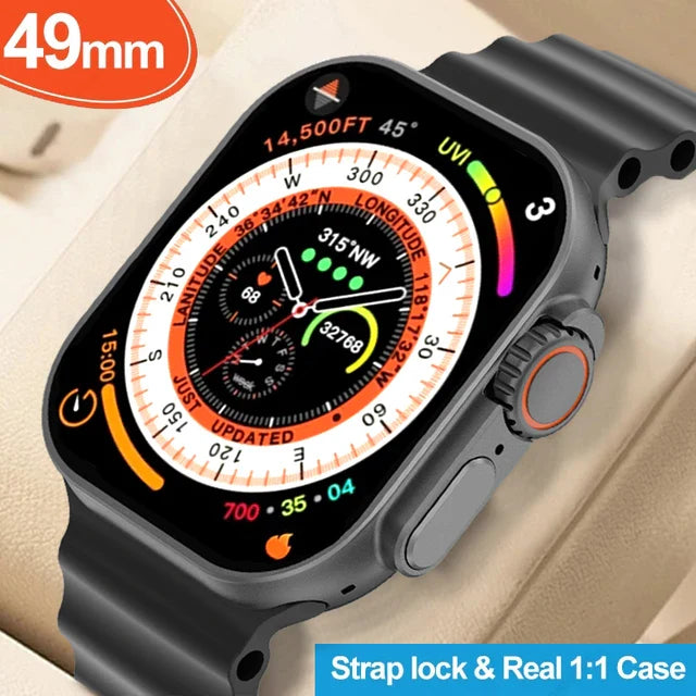 “Y80 Ultra Smart Watch with 8 Color Straps – 2.02” HD Display, Health Tracker, Waterproof Sports Smartwatch | Free Shipping”