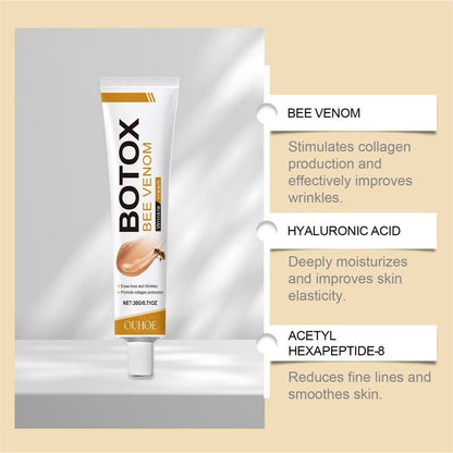 Bee Venom Botox Face Cream – Whitening, Anti-Aging & Deep Moisturizing Skincare for Bright, Smooth & Hydrated Skin