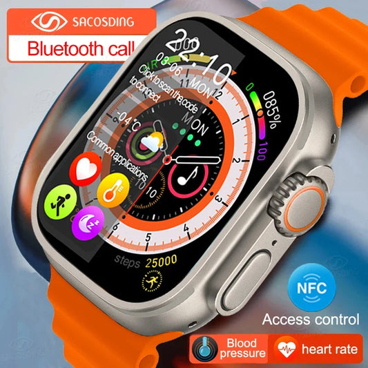 “Y80 Ultra Smart Watch with 8 Color Straps – 2.02” HD Display, Health Tracker, Waterproof Sports Smartwatch | Free Shipping”