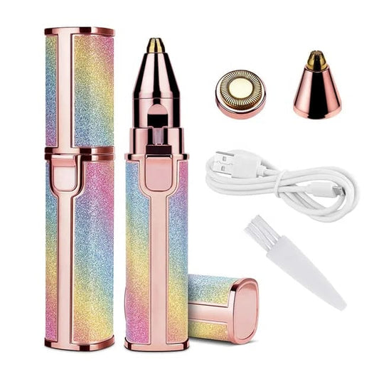 2 in 1 Electric Eyebrow Trimmer and Shaver, Flawless Hair Remover.