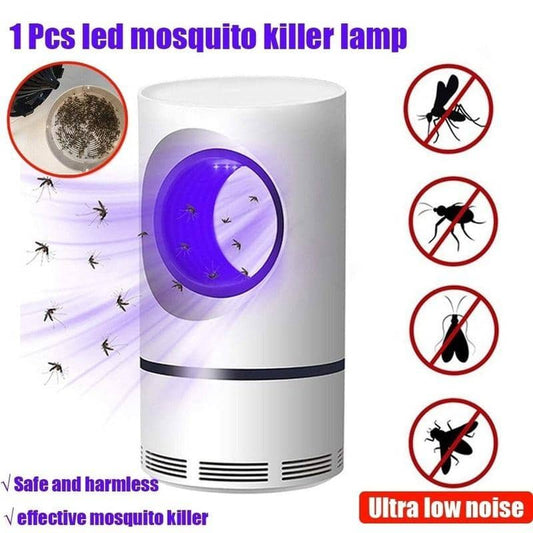 Powerful USB LED Mosquito Trap Lamp, Chemical-Free Insect Zapper, Portable Bug Killer