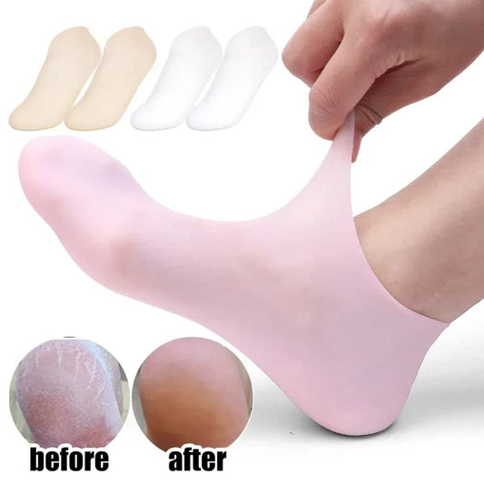 Premium Silicone Gel Moisturizing Socks for Dry Cracked Heels